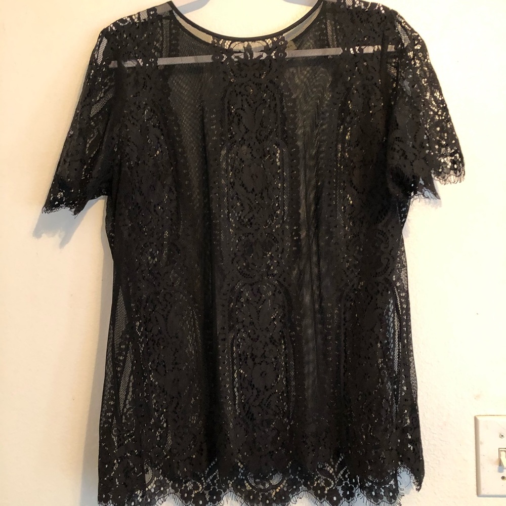 Black lace shirt 🖤